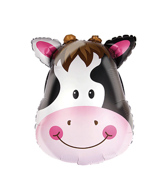 PartyPal Folieballon koe | 26 x 35 cm | Alleen lucht
