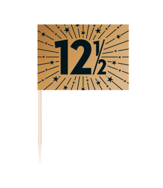 Fiesta Prikker vlaggetjes 12,5 | Koper | 50 stuks