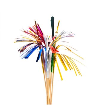 Fiesta Prikkers folie mix | 10 stuks | 24 cm