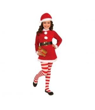 GoDan Kerstmeisje verkleedset | 130-140 cm