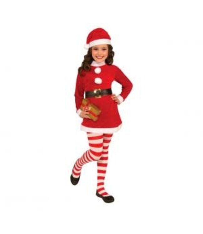 Kerstmeisje verkleedset | 130-140 cm