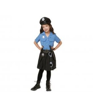 GoDan Politievrouw verkleedset | 110-120 cm