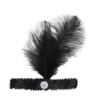 GoDan Zwarte retro hoofdband