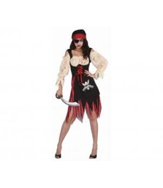 GoDan Verkleedset piratenvrouw volwassenen | One size