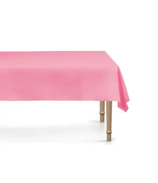 PartyDeco Tafelkleed roze papier | 137 x 183 cm