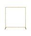 Vierkant backdrop frame | Goud |  210 x 210 cm