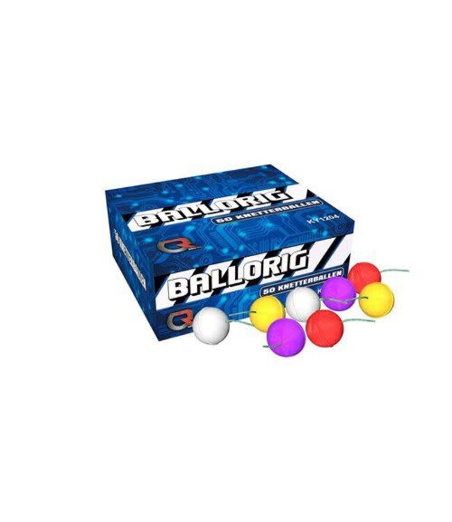 Ballorig knetterballen | 50 stuks