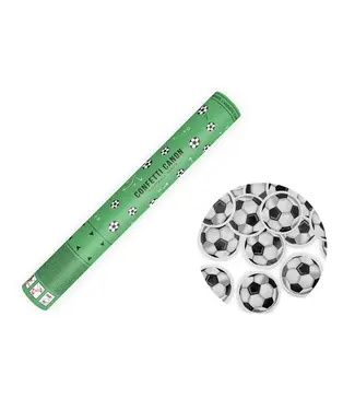 PartyDeco Confettikanon voetbal | 40 cm