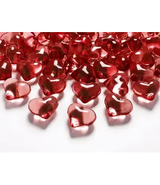 PartyDeco Kristallen hartjes | 30 stuks