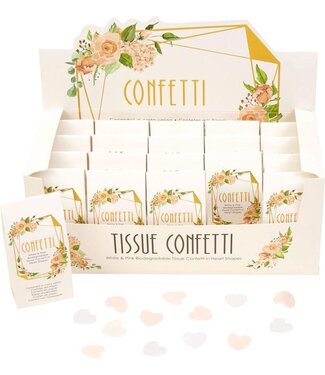 Neviti OUTLET Confettidoosje Floral - Biologisch afbreekbare bruiloft confetti