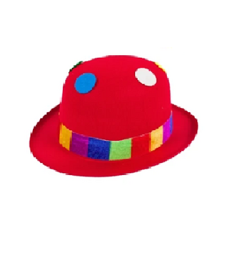 Riethmüller Bolhoed clown stippen | ROOD