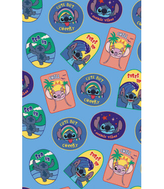 Globos Cadeaupapier Stitch blauw | 70 x 200 cm