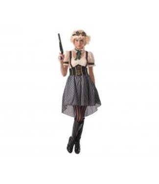 GoDan Verkleedset Steampunk vrouw volwassenen | Maat M