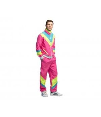 Retro neonroze joggingspak | Maat M