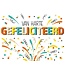 Artige Wenskaart | Van harte gefeliciteerd