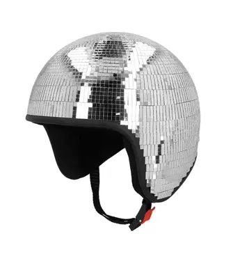 Discobal helm zilver