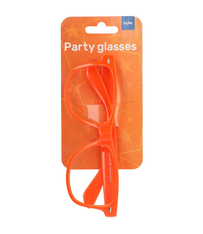 Bril Blues Brothers | Neon Oranje