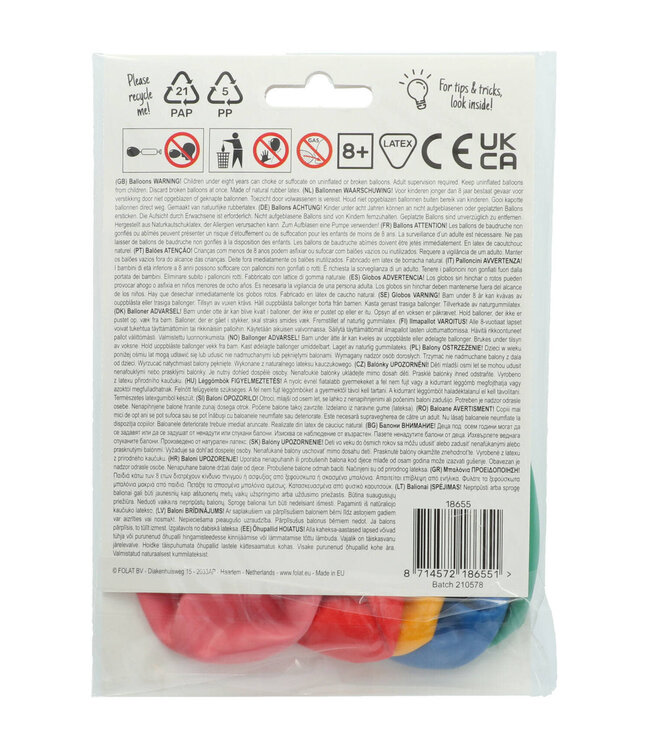 Ballonnen 'Welcome Back' | Meerkleurig | 33cm