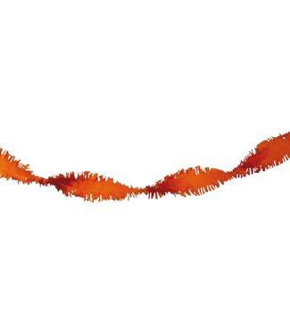 Folat Oranje Crepe Papier Slinger | 24 meter