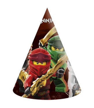 Folat Hoedjes Ninjago Lego  | 6 stuks