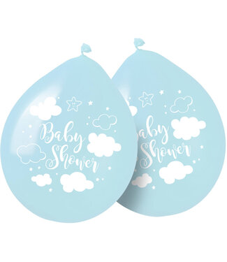 Folat Blauwe Babyshower Jongen Ballonnen 30cm | 8 stuks