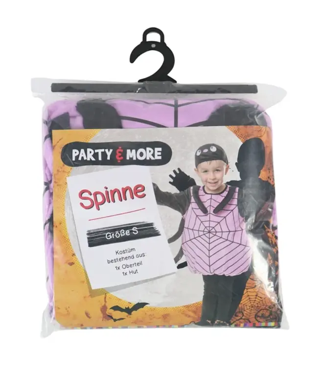 Verkleedpak spin XS | 122 - 128 cm | Kostuum + hoed
