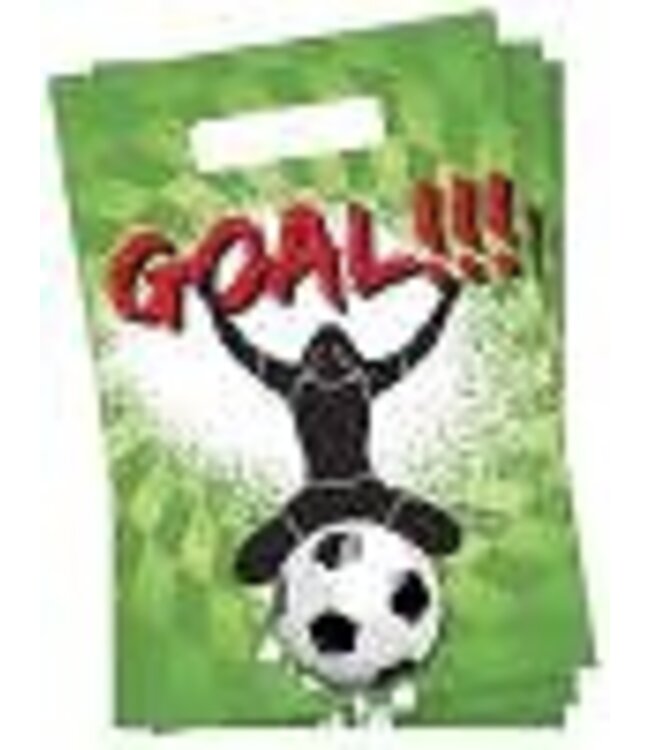 Uitdeelzakjes voetbal | 6 stuks