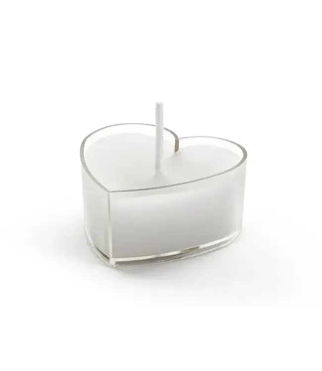 Theelichtjes hart | 4 cm | 10 stuks