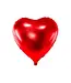 Folieballon hart Rood | 45 cm