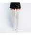 Kousen wit met strik | 70 denier | OneSize