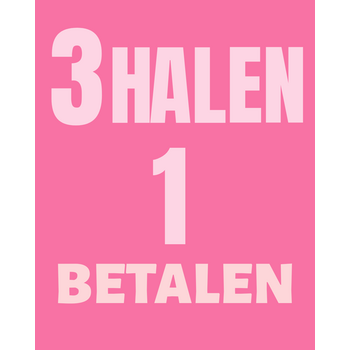 3 halen - 1 betalen