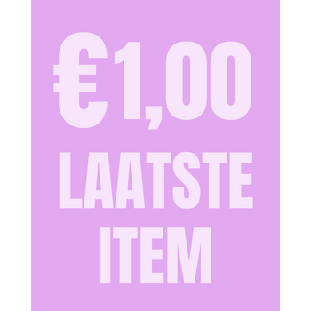 Laatste item €1,00