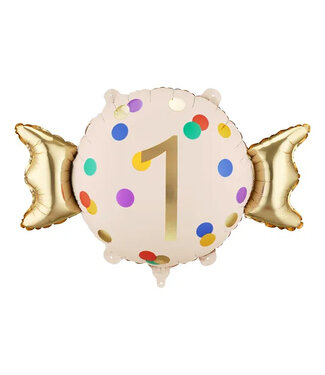 PartyDeco Folieballon snoepje 1 | 61 x 37 cm