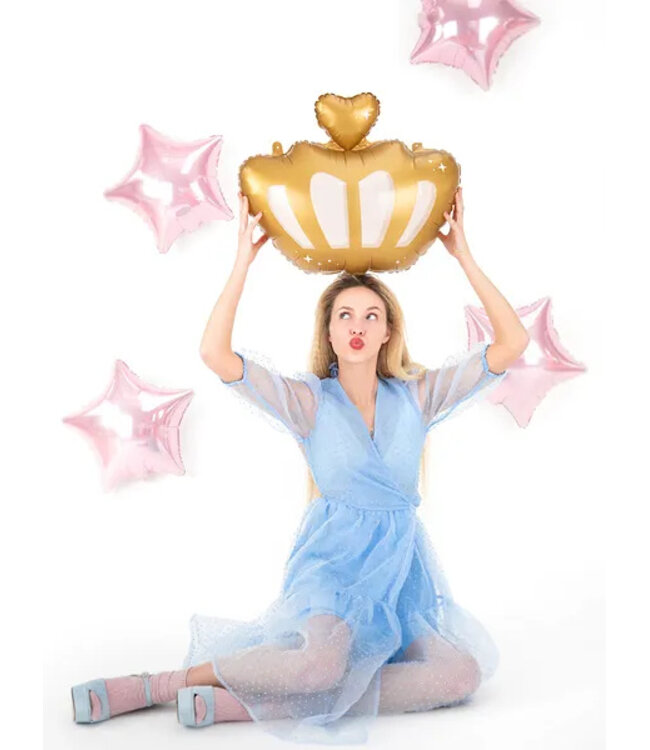Folieballon kroon | 52 x 42 cm