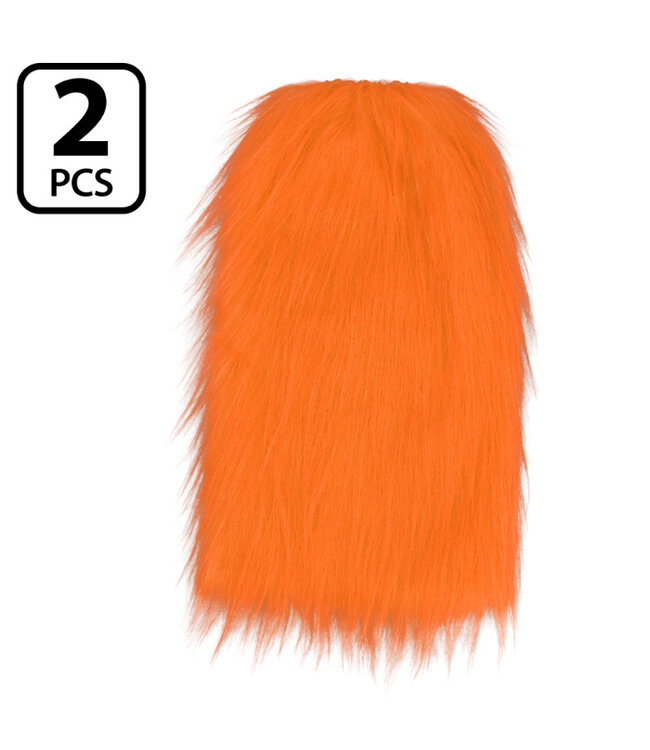 Beenwarmers Rave neonoranje UV Blacklight