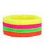 Set 3 zweetbandjes neon UV Blacklight
