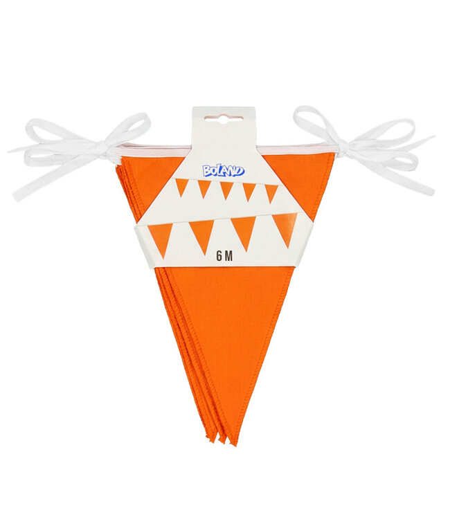 Stoffen vlaggenlijn Oranje | 6 meter