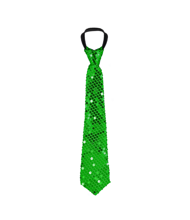 Stropdas groen | Pailletten