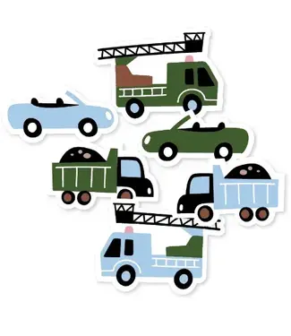 KP Stickers Little cars | 20 stuks | 5x4cm