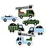 KP Stickers Little cars | 20 stuks | 5x4cm