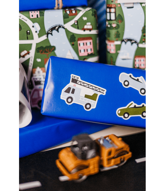 Stickers Little cars | 20 stuks | 5x4cm