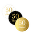 Stickers 50 hoera! | 20 stuks | 4cm