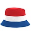 Bucket hoed Oranje / Rood/wit/blauw Omkeerbaar