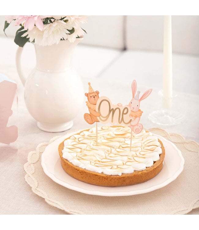 Teddybeer met Konijn Taarttopper