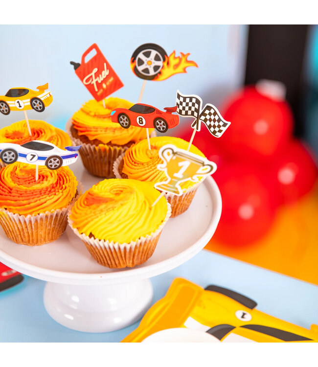 Race Car Toppers | 7 stuks