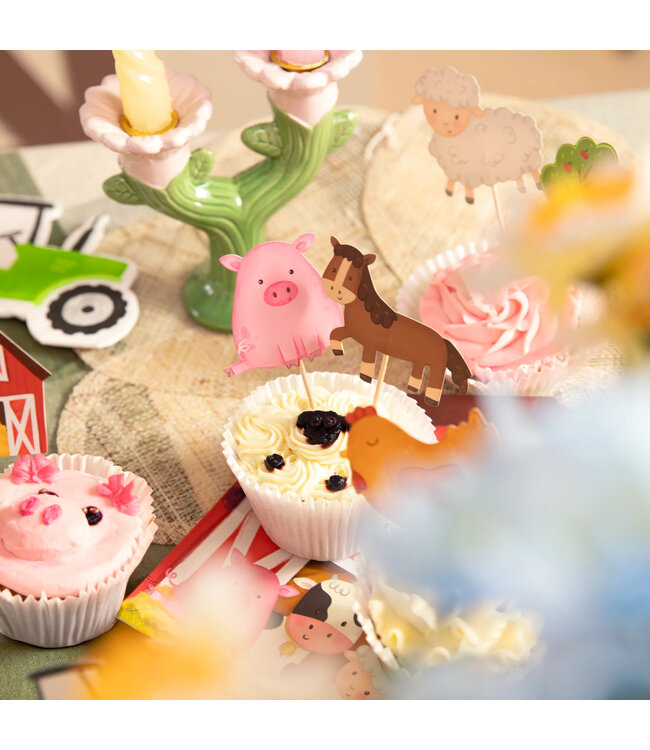 Toppers boerderij | 9 stuks