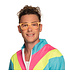 Party bril neon oranje