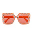 Partybril Bling bling oranje