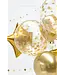 Orbz ballon met gouden stippen |  40 cm