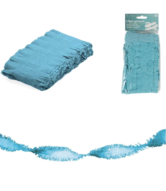 Folat Slinger crepepapier lichtblauw | 6 meter